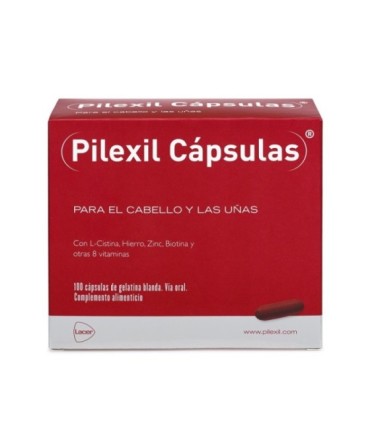 PILEXIL COMPLEMENTO NUTRICIONAL PARA CABELLO. Envase 100 Cápsulas.