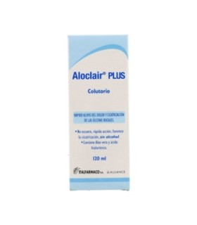 ALOCLAIR PLUS COLUTORIO AFTAS Y ULCERAS BUCALES 120 ML