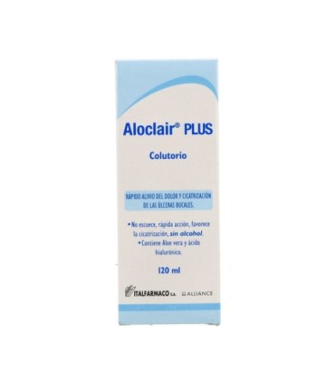 ALOCLAIR PLUS COLUTORIO AFTAS Y ULCERAS BUCALES 120 ML