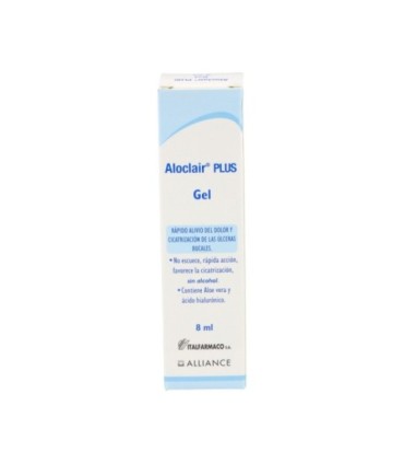 ALOCLAIR GEL PLUS. Envase de 8 ml.