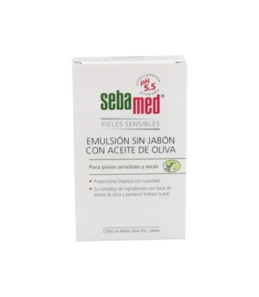 SEBAMED EMULSIÓN SIN JABÓN CON ACEITE DE OLIVA GEL DE BAÑO. Envase de 200 ml.