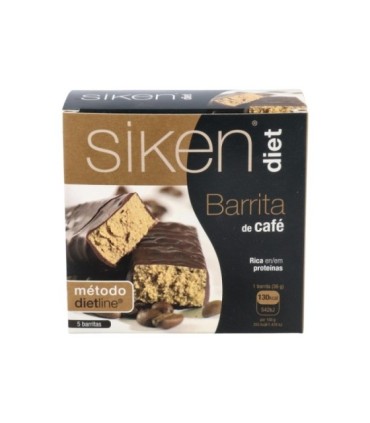 SIKEN DIET BARRITA CAFE, 5 Barritas 36g
