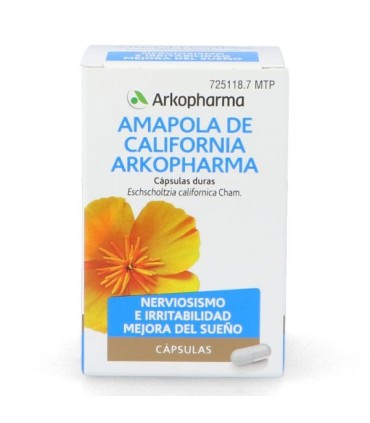 AMAPOLA DE CALIFORNIA ARKOPHARMA CAPSULAS DURAS , 84 cápsulas