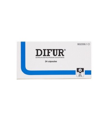 DIFUR 120 mg CAPSULAS DURAS , 24 cápsulas