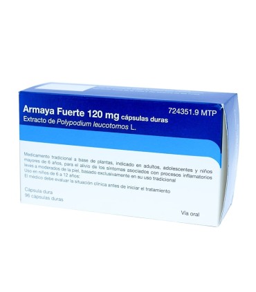 ARMAYA FUERTE 120 mg CAPSULAS DURAS. , 96 cápsulas