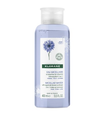 KLORANE AGUA DESMAQUILLANTE CALMANTE AL ACIANO. 400 ml