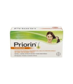 PRIORIN. Envase de 60 cápsulas