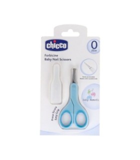 CHICCO TIJERAS SEGURIDAD UÑAS RECIEN NACIDO AZUL