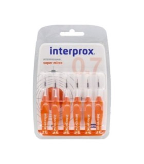 INTERPROX SUPER MICRO CEPILLOS INTERPROXIMALES. 6 Uds
