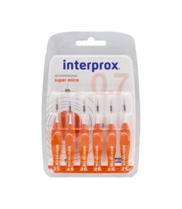INTERPROX SUPER MICRO CEPILLOS INTERPROXIMALES. 6 Uds