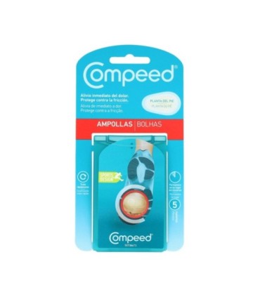 COMPEED APÓSITOS PARA AMPOLLAS PLANTA DEL PIE. 5 unidades