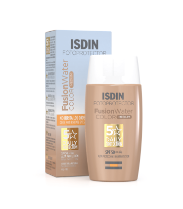 ISDIN SOLAR FOTOPROTECTOR F50 FUSION WATER COLOR MEDIUM 50 ML
