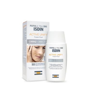ISDIN SOLAR FOTOULTRA 100 ACTIVE UNIFY FUSION FLUID 50 ML