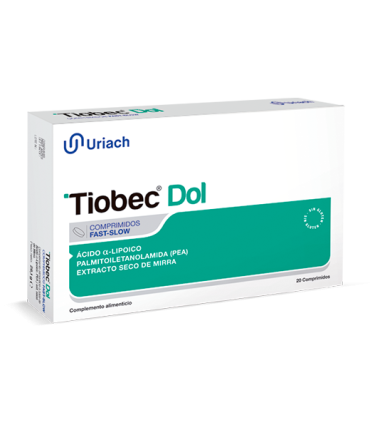 TIOBEC DOL 20 COMPRIMIDOS