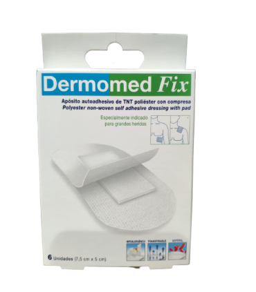 DERMOMED FIX APOSITO ESTERIL ADHESIV0 7,5X5 CM 6 UNI