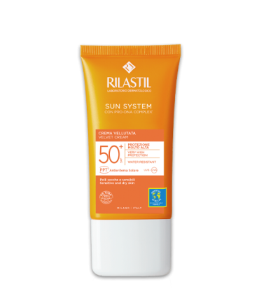 RILASTIL SOLAR F50+ CREMA VELVET P SENSIBLE SECA 50 ML