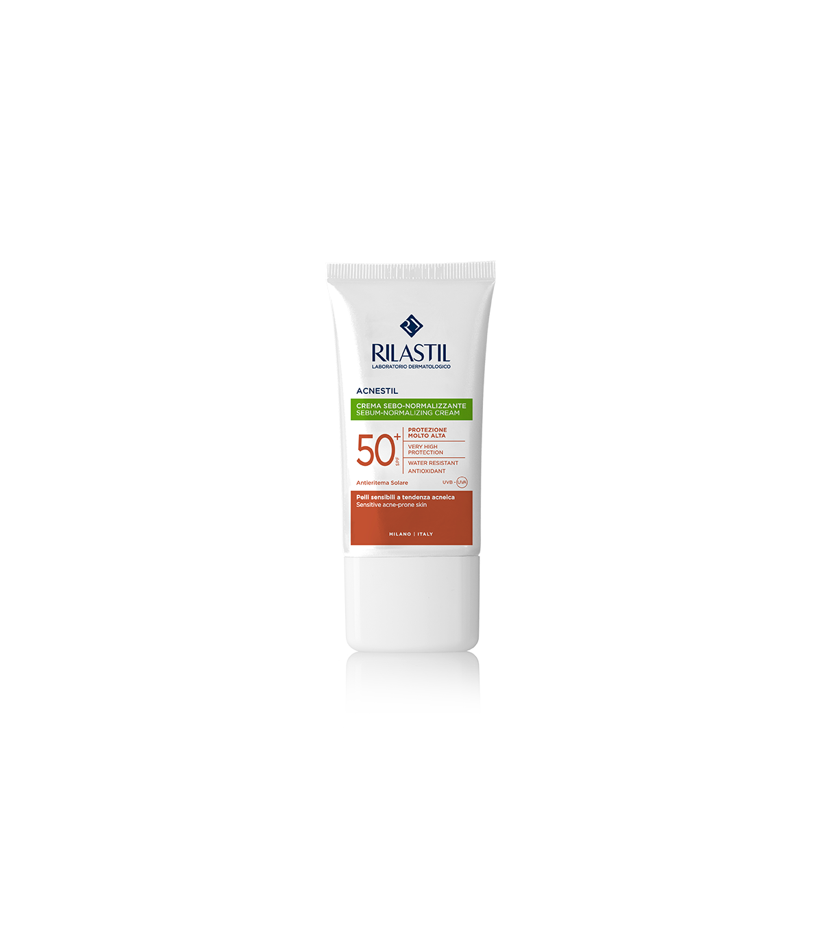 RILASTIL SOLAR F50+ ACNESTIL CREMA SEBONORMALIZ 40 ML