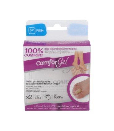 TUBO PROTECTOR DEDOS RECUBRIMIENTO INTERIOR GEL COMFORSIL TEJIDO CANALE 15 CM DIAMETRO 1.5 1 U