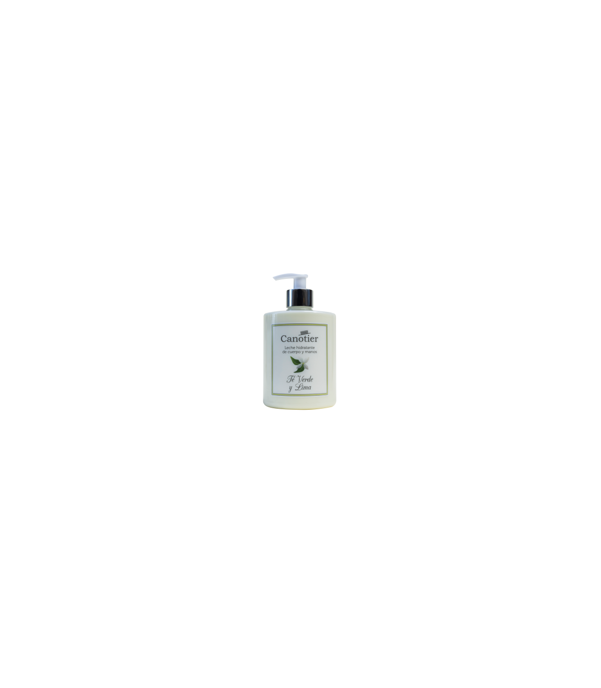 CANOTIER LECHE CUERPO Y MANOS TE VERDE LIMA 500 ML