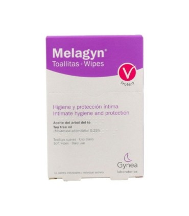 MELAGYN TOALLITAS. Caja con 14 sobres