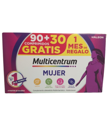 MULTICENTRUM MUJER 90 + 30 COMP PACK PROMOCIONAL