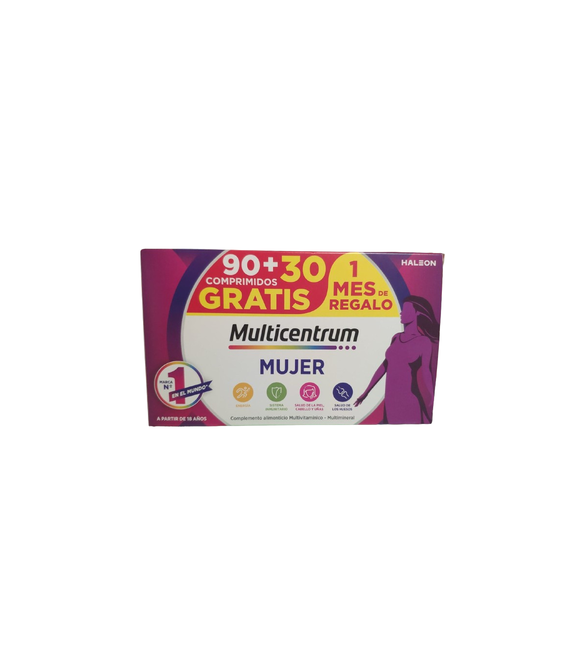 MULTICENTRUM MUJER 90 + 30 COMP PACK PROMOCIONAL