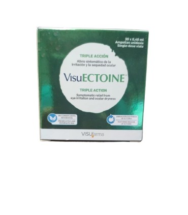 VISUECTOINE OFTALMICO COLIRIO 30 UNIDOSIS 0,4 ML