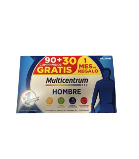 MULTICENTRUM HOMBRE 90 + 30 COMPRIMIDOS PACK