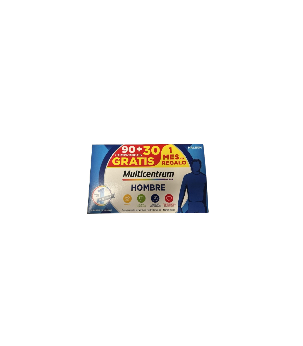 MULTICENTRUM HOMBRE 90 + 30 COMPRIMIDOS PACK