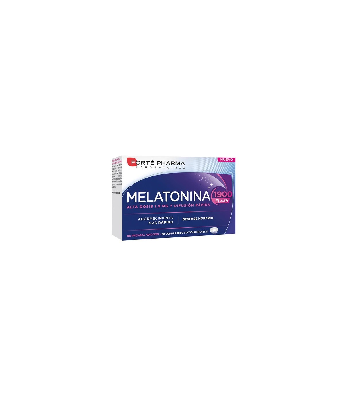 MELATONINA FLASH 1900 30 COMP BUCODISPENSABLES
