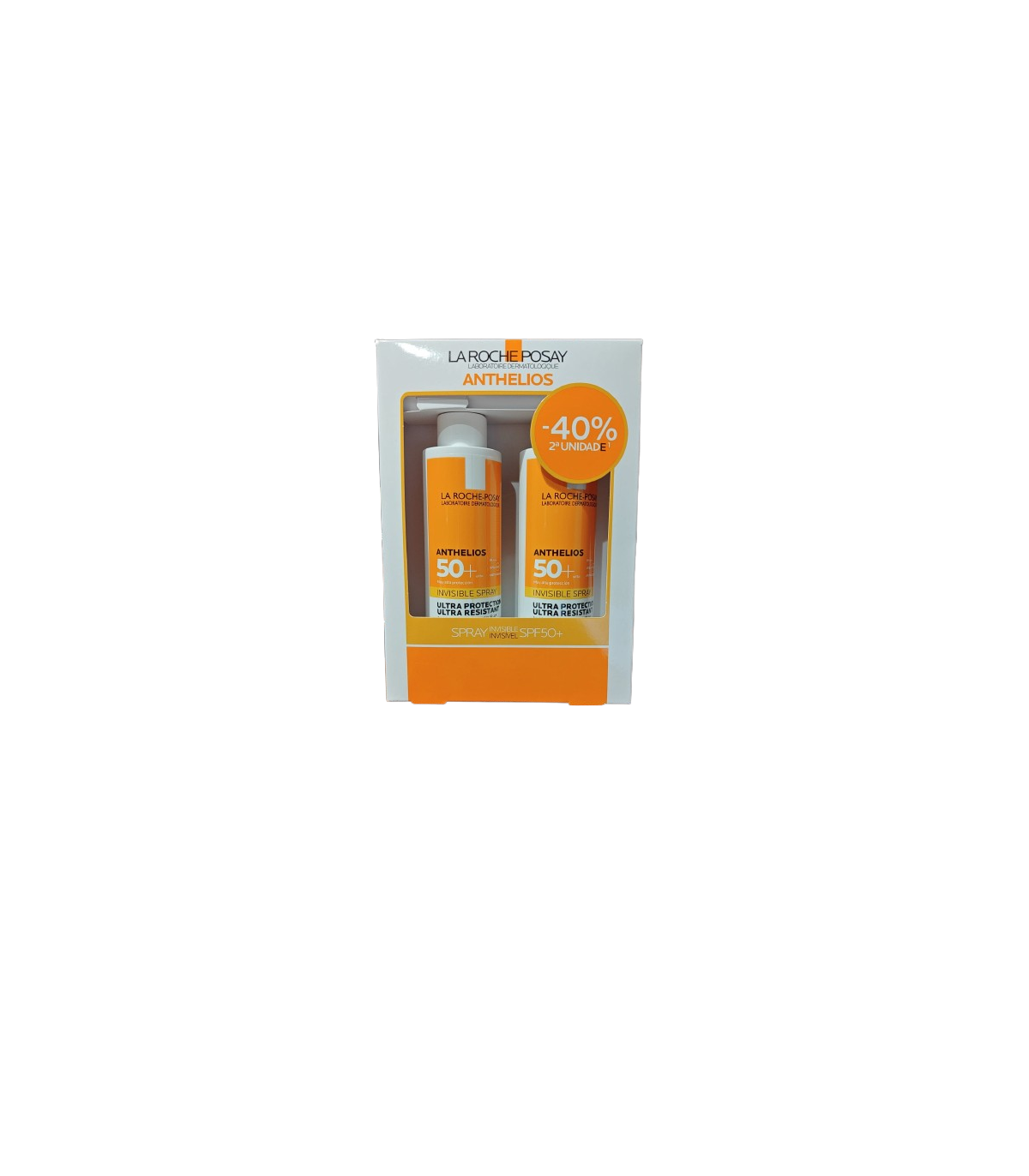 ANTHELIOS F50+ SPRAY INVISIBLE 200 ML DUPLO 40% DTO 2ª UNI