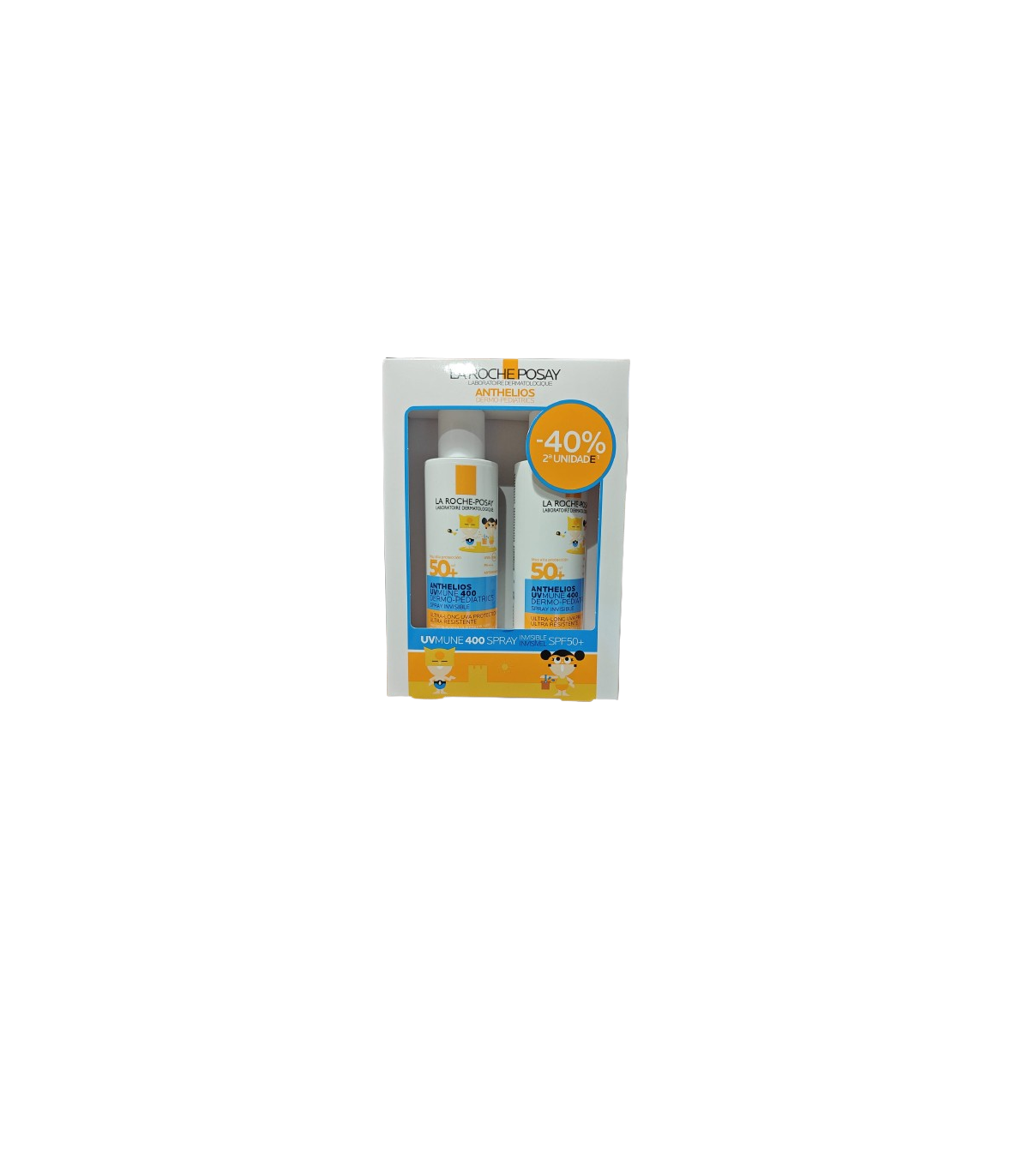 ANTHELIOS INFANTIL F50+ SPRAY INVISIBLE 200 ML DUPLO