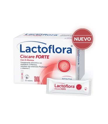 LACTOFLORA CISCARE FORTE 10 SOBRES SABOR LIMON