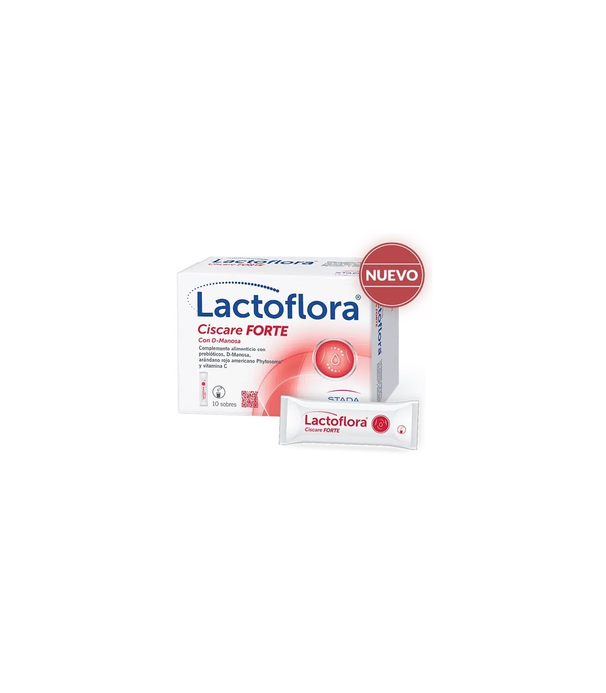LACTOFLORA CISCARE FORTE 10 SOBRES SABOR LIMON
