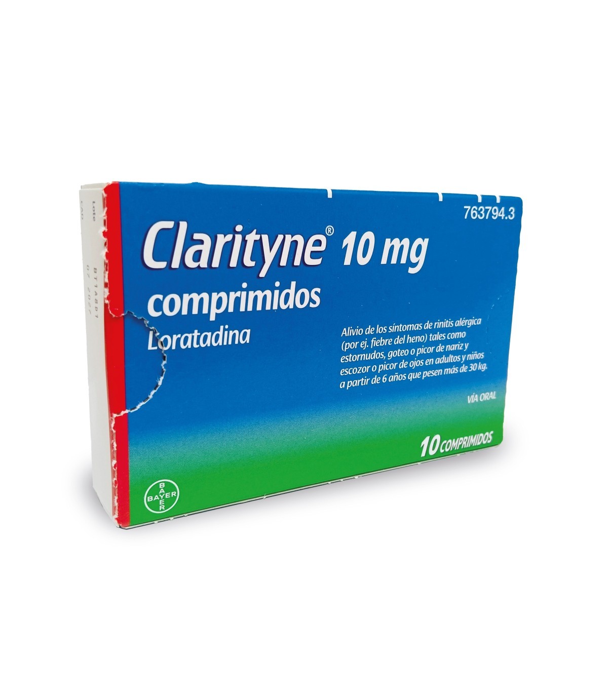 CLARITYNE 10 MG 7 COMPRIMIDOS