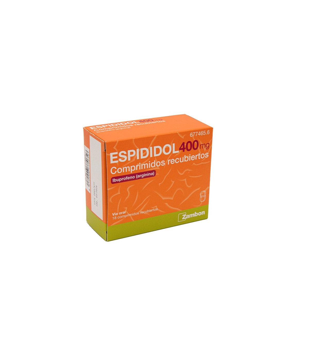 ESPIDIDOL 400 MG 18 COMP RECUBIERTOS MENTA