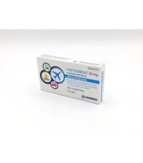 NORMOSTOP 50 MG 12 COMP RECUBIERTOS
