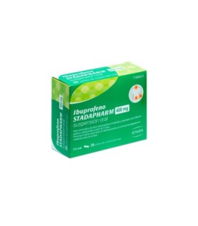 IBUPROFENO STADAPHARM 400 MG 20 SOBRES SUSPENSION ORAL 10 ML