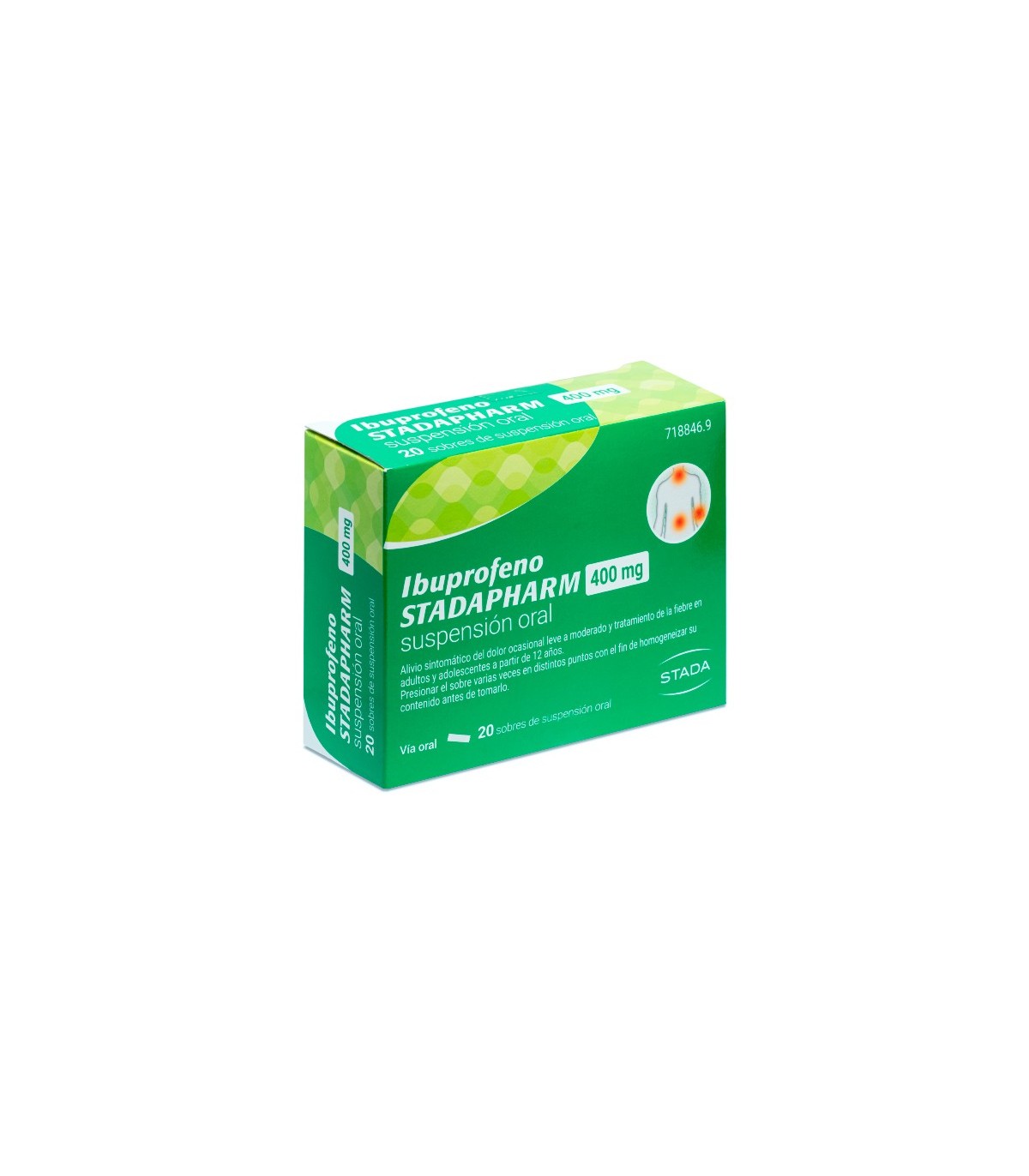 IBUPROFENO STADAPHARM 400 MG 20 SOBRES SUSPENSION ORAL 10 ML