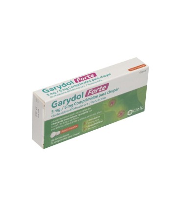 GARYDOL FORTE 5/5 MG 20 COMP PARA CHUPAR