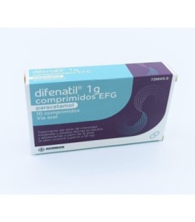 DIFENATIL EFG 1G 10 COMPRIMIDOS