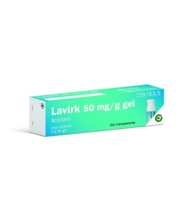 LAVIRK 50 MG/G GEL, Bomba dosificadora de 5g