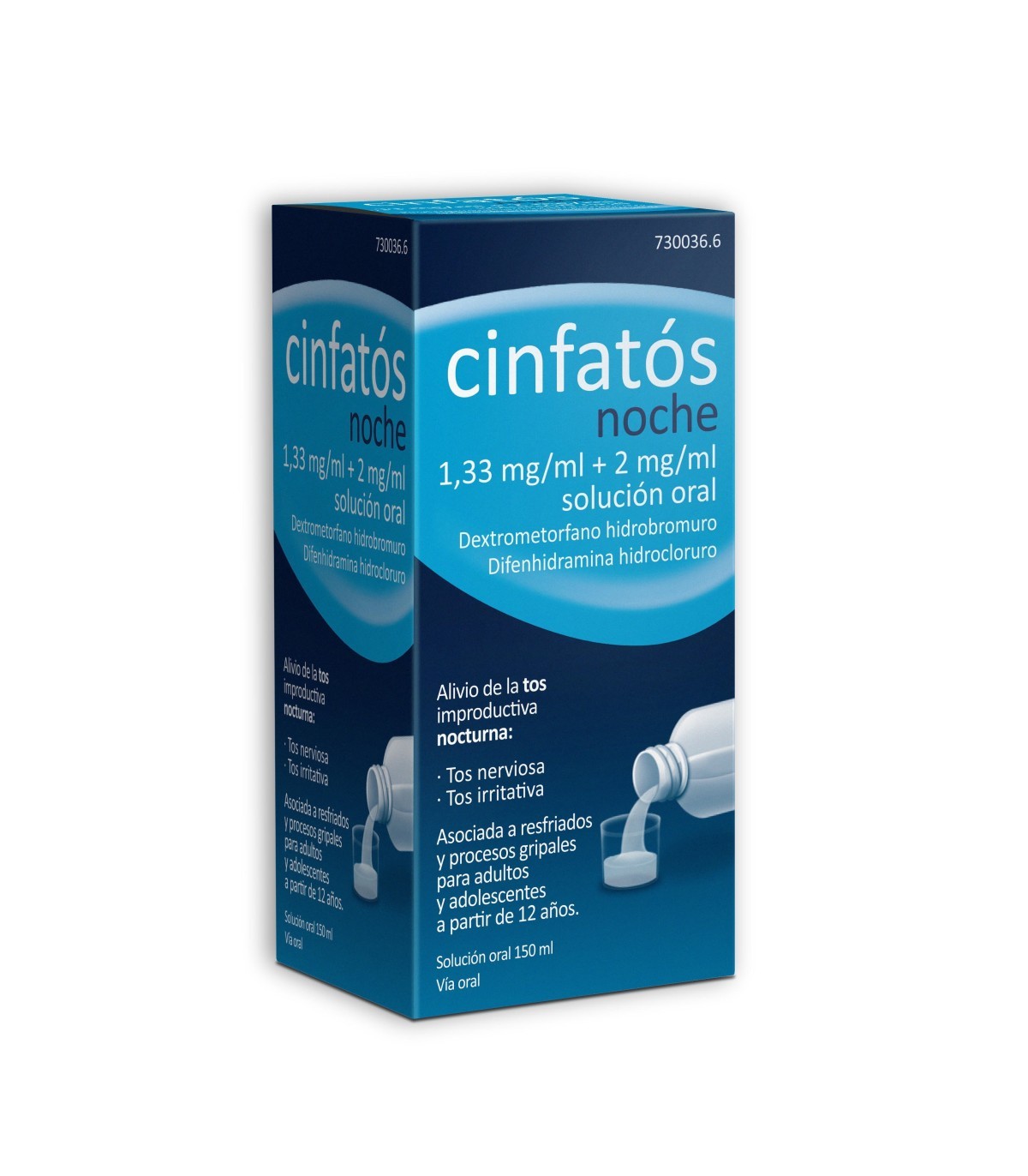CINFATOS NOCHE 1,33 + 2 MG/ML SOL ORAL 150 ML