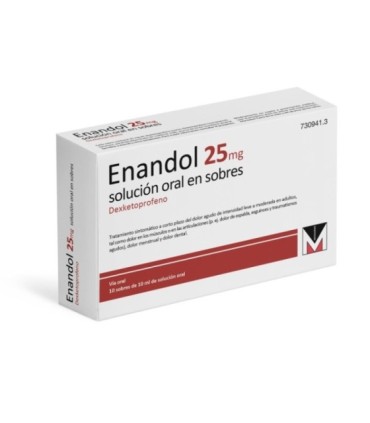 ENANDOL 25 MG SOLUCION 10 SOBRES 10 ML