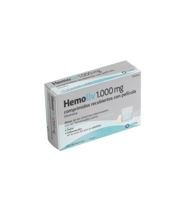 HEMOLIV 1000 MG 30 COMP RECUBIERTOS