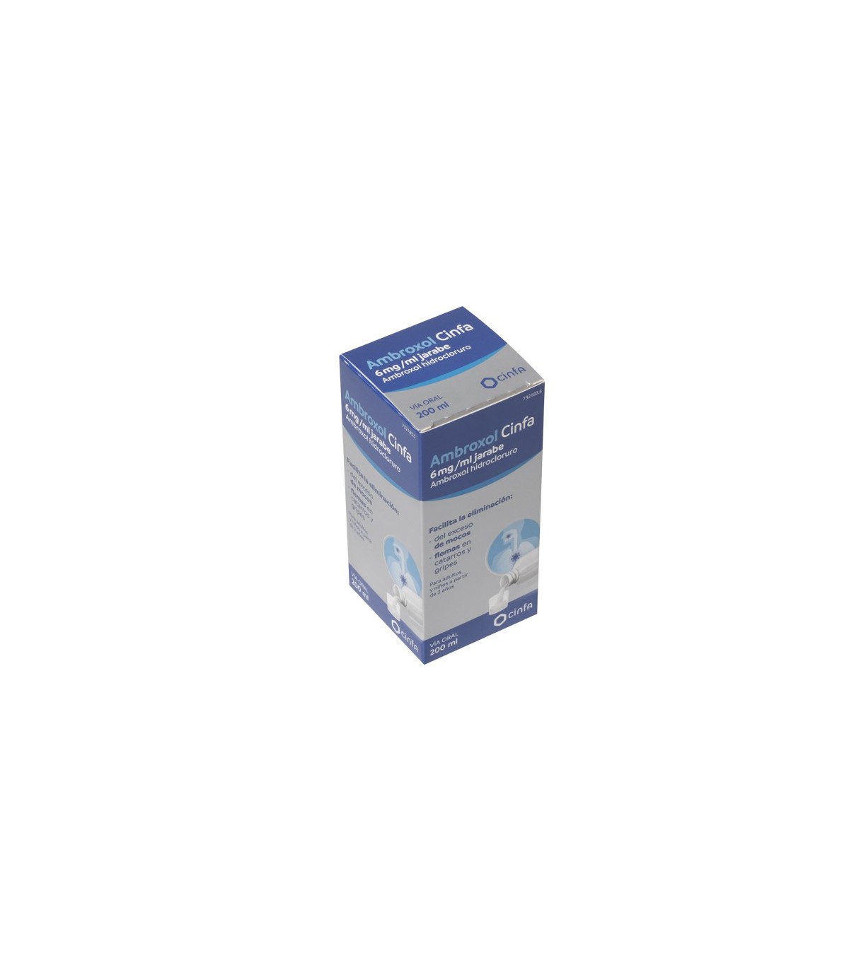 AMBROXOL CINFA 6 MG/ML JARABE 200 ML