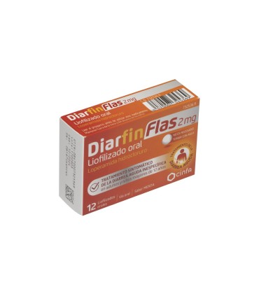 DIARFIN FLAS 2 MG 12 LIOFILIZADOS ORALES