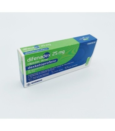DIFENADEX 25 MG 10 CAPSULAS (BLISTER)