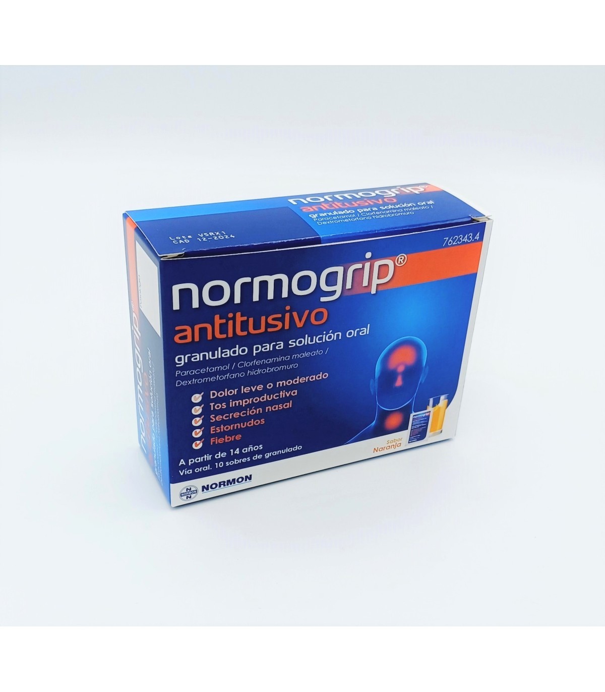NORMOGRIP ANTITUSIVO GRANULADO 10 SOBRES