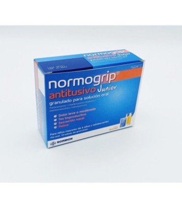 NORMOGRIP ANTITUS JUNIOR GRAN SOL ORAL 10 SOBRES